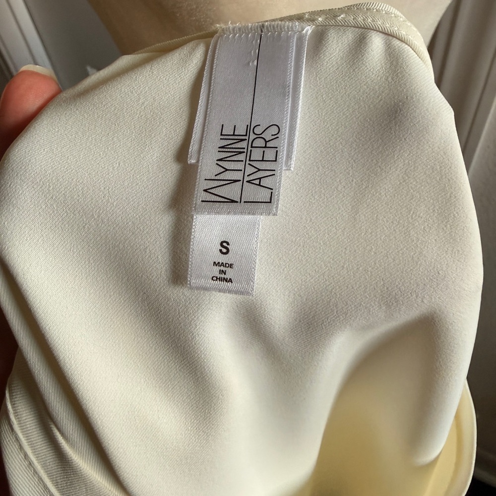MarlaWynne White Short-Sleeve Crewneck Top - Picture 8 of 8
